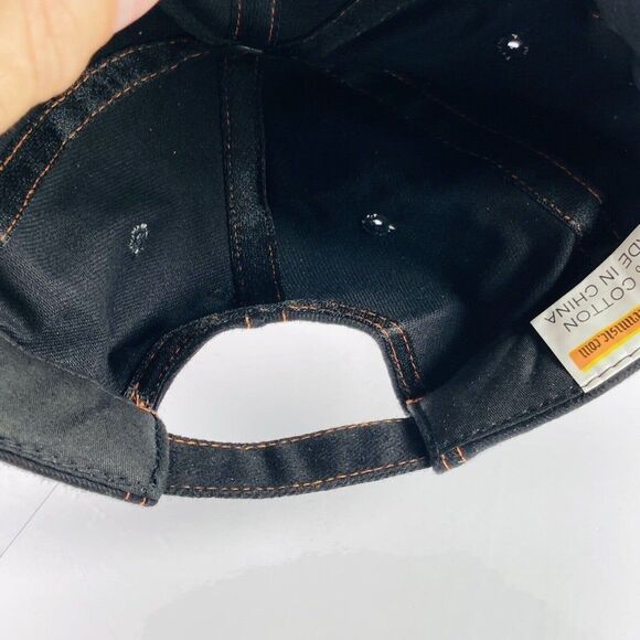 Jagermeister Music Baseball Hat Mens Jagermusic.com Black Logo Embroidered Cap - Picture 10 of 11